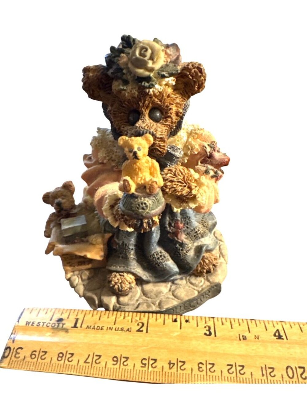 Vintage Boyds Bears & Friends The Collector Figurine Style #227707 Resin 1998 - Picture 12 of 16